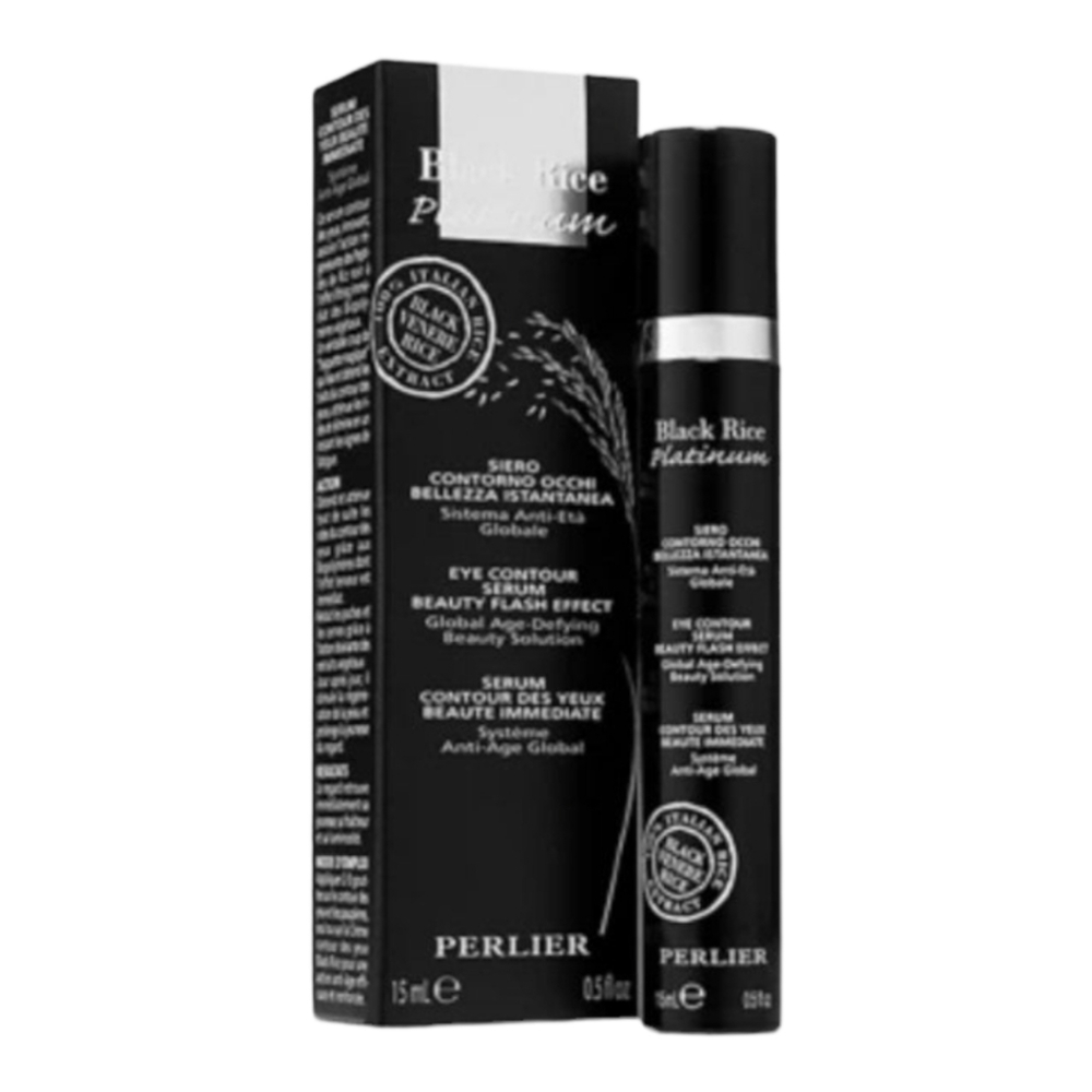 Perlier Black Rice Platinum Face & Eye Serum Set - Picture 3 of 5
